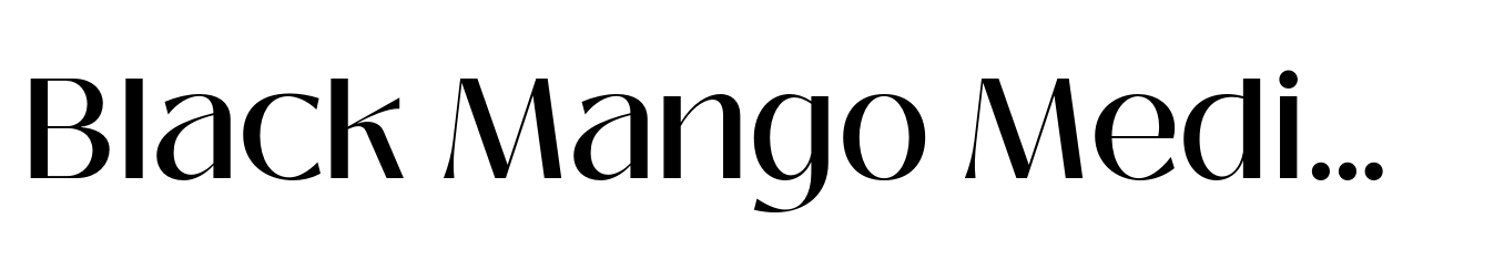 Black Mango Font | Webfont & Desktop | MyFonts